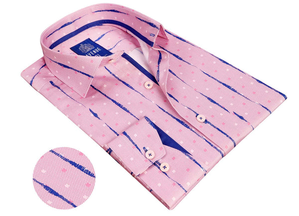 Brand New with tags DSQUARRED2 Solid Pink Italian selling Cotton Dress Shirt, Size 41