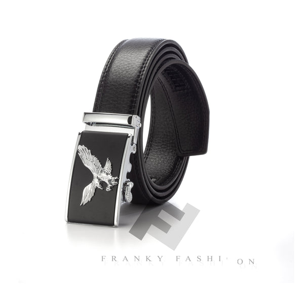 Source Stainless Steel Automatic Eagle Buckle Ratchet Dress Belts