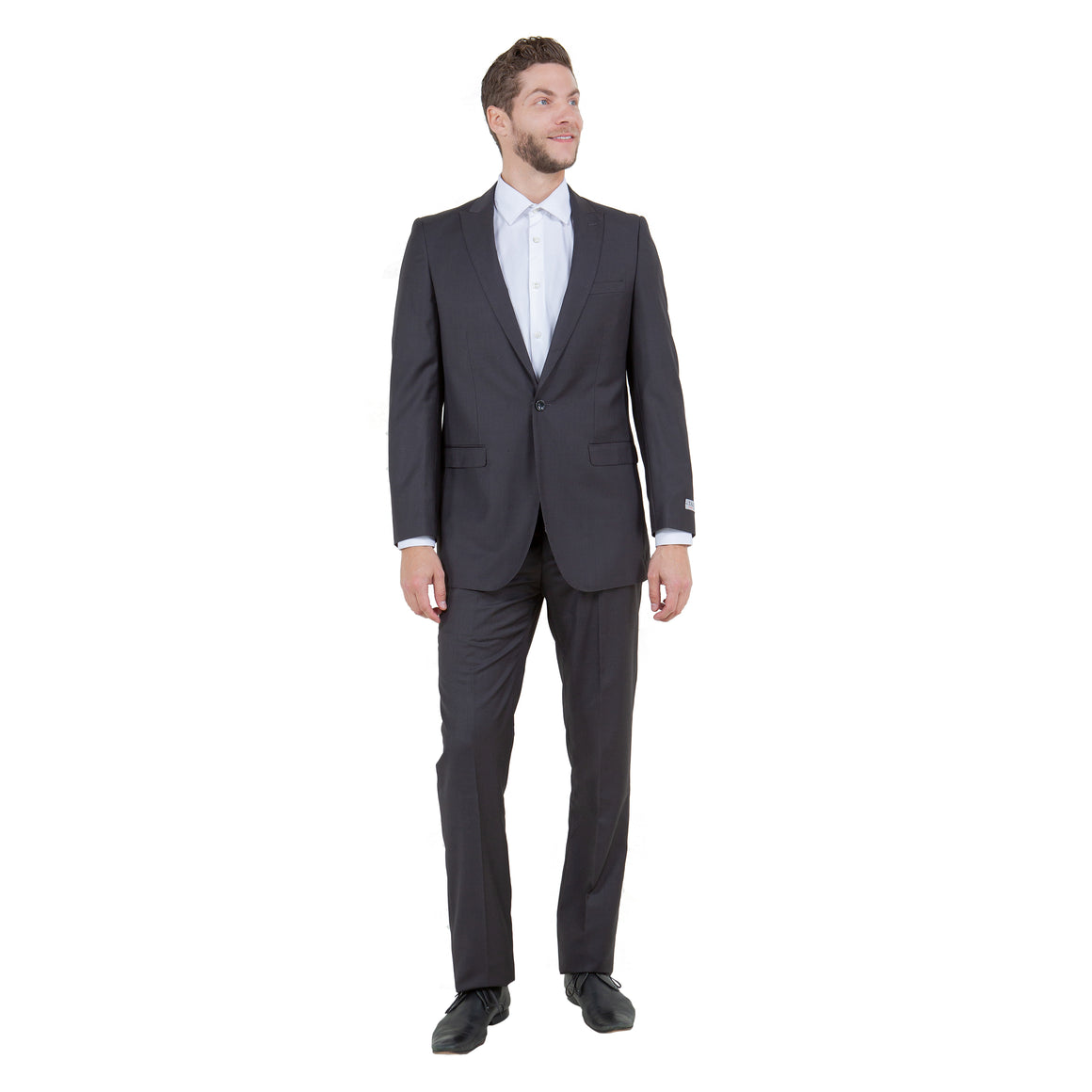 Tazzio Mens-suit 2-PC Peak Lapel Slim Fit