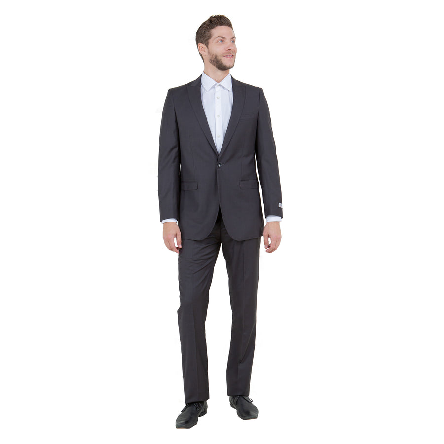 Tazzio Mens-suit 2-PC Peak Lapel Slim Fit