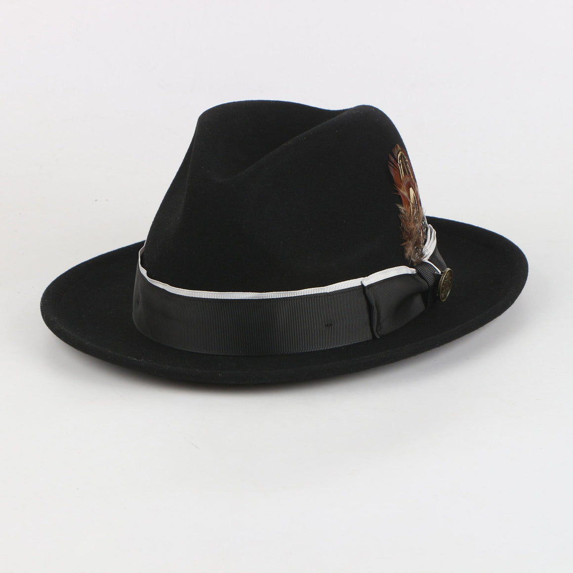 The Bogart Collection - Men’s Crushable Felt Fedora Hat | WH-106