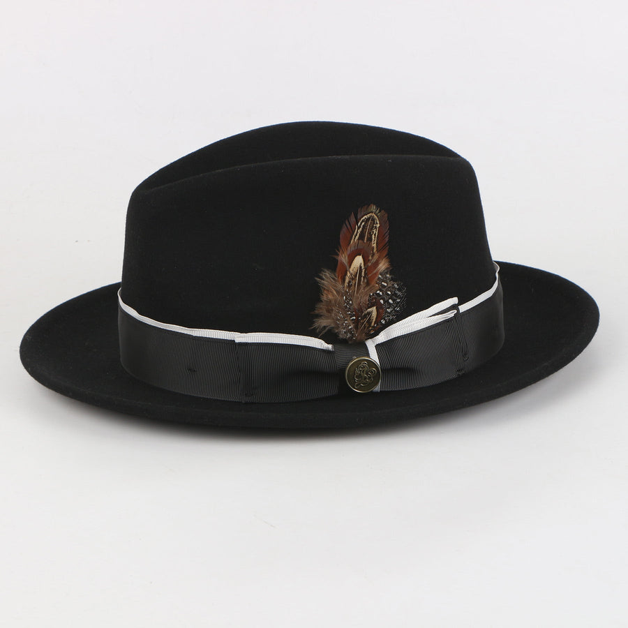 The Bogart Collection - Men’s Crushable Felt Fedora Hat | WH-106