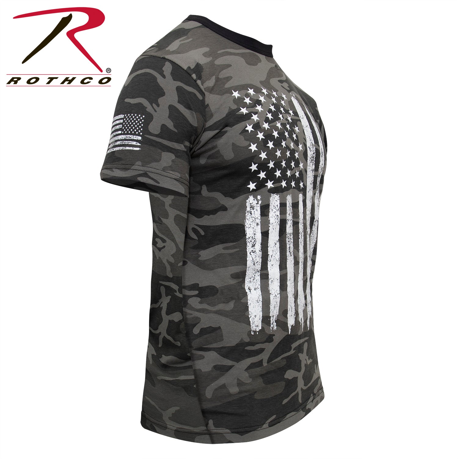  Rothco Camo V-Neck T-Shirt: Clothing, Shoes & Jewelry