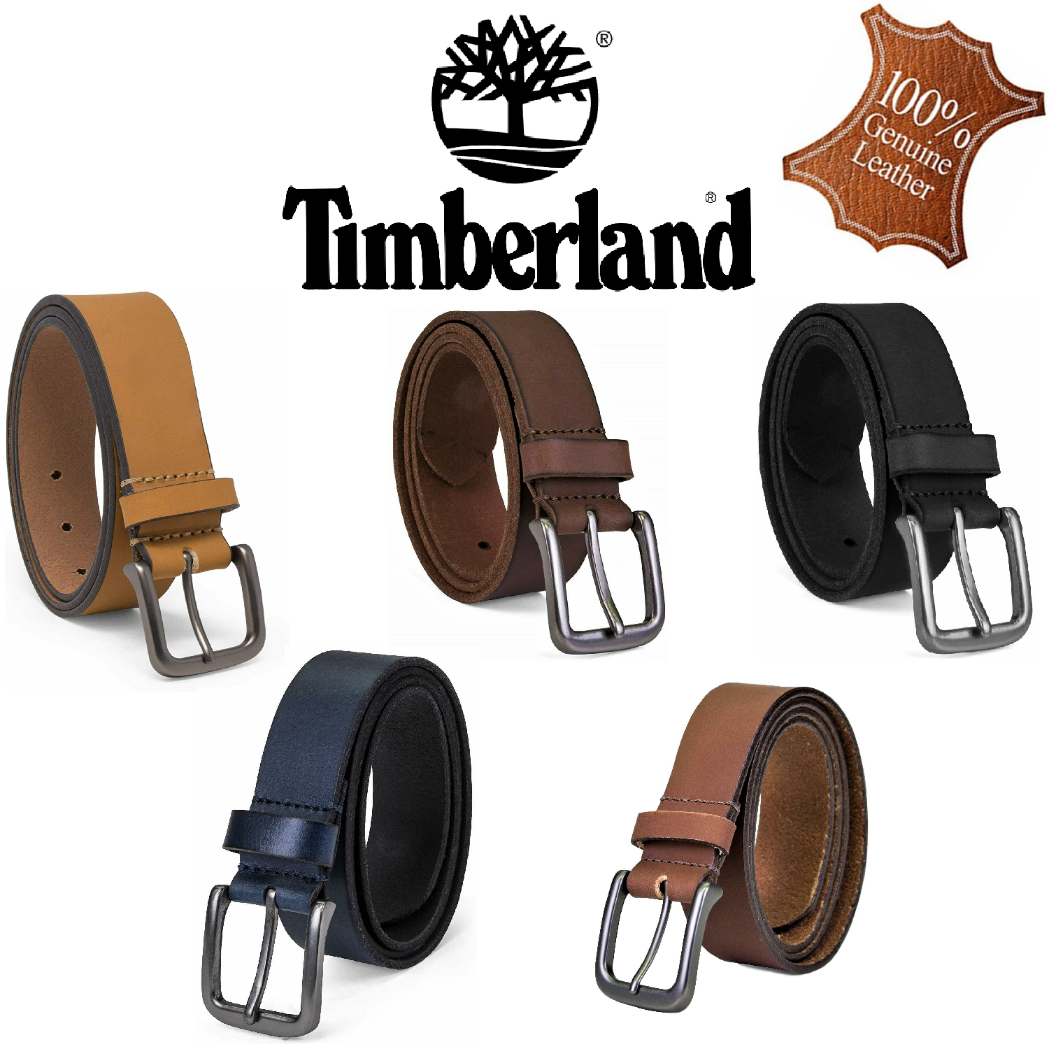 Timberland Boys' Reversible Leather Belt