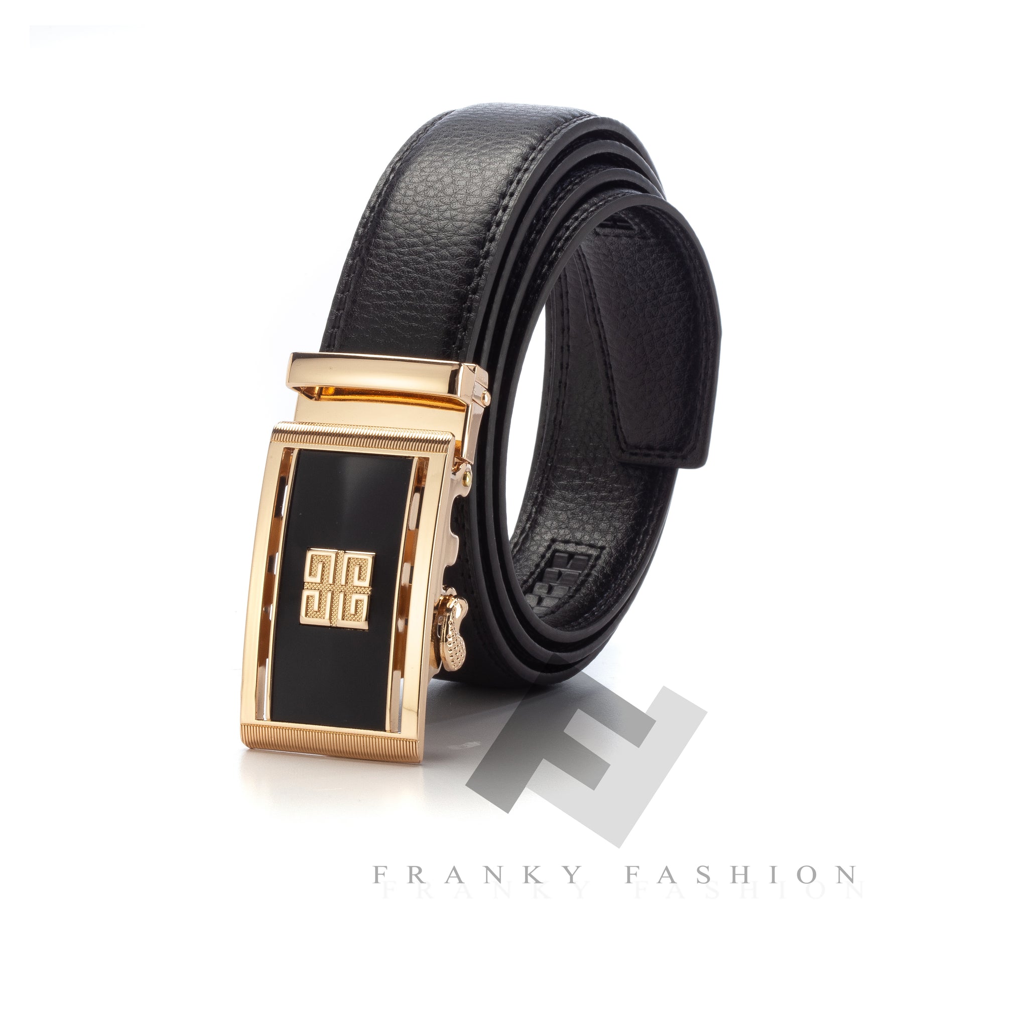 Adjustable Genuine Leather Strap With Gold/Silver Buckle For